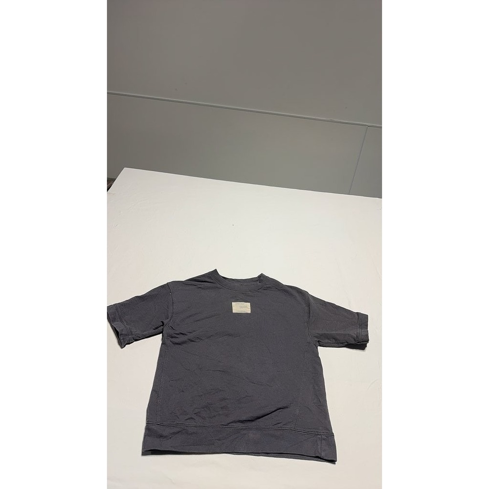 ZARA Kids Grey Short Sleeve Crew Neck T-Shirt Size 10 140cm Casual Cotton Tee